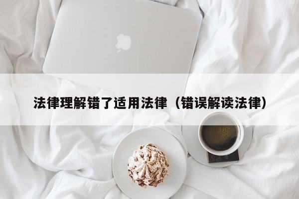 法律理解错了适用法律(错误解读法律)
