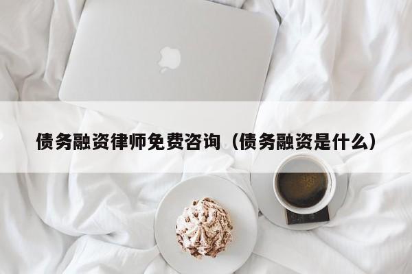 债务融资律师免费咨询(债务融资是什么)