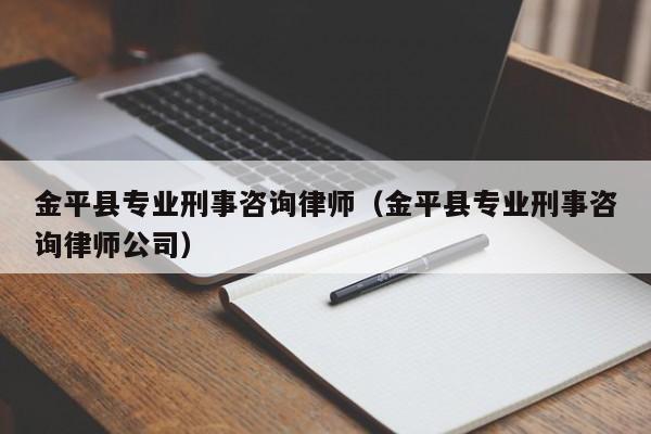 金平县专业刑事咨询律师(金平县专业刑事咨询律师公司)